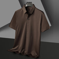 Casual T-shirt Solid Color Simple Comfortable Shirt