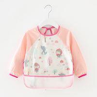 Fashion Girl's Baby Gown Eating Bibchildren's Cotton Waterproof Apron