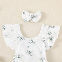 Infant Toddler New Sleeveless Triangle Rompers Baby Cute Strap Jumpsuit