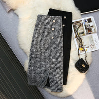 Women's Tweed Skirt New Autumn And Winter Sweater