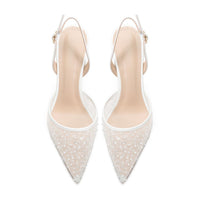 Women's Hollow Bead High-heeled Sandals