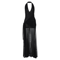 Womens Cutout Side-Waist Tied Casual Dress