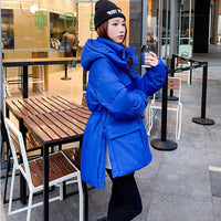 Women's Thick White Duck Waist Down Winter Popular Jacket