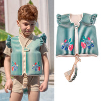 Beginner Anti-drowning Arm Floats Long White Silk Sleeves Life Jackets