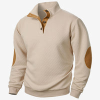 Men's Stand Collar Sweater Coat