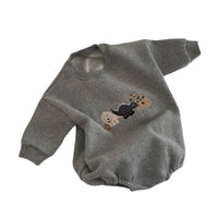Ins Infant Toddler Korean Style Winter Clothes Jumpsuit