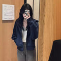 SpringAutumn Jimo Hooded Zip-Up Cardigan Top