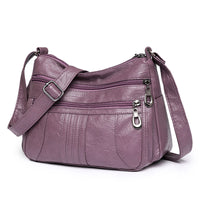 New Casual Women's Cross-body Bag Pu Retro Shoulder Lightweight Commuter Bag