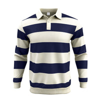 Lapel Stripe Hong Kong Style Men's Hoodie Trendy Loose