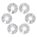 Silver Rivet Xingyue Metal Alloy Nail Box Rhinestone 12 Grid Sequins