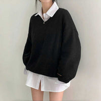 Women's Pullover Mid-length Warm Top