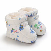 0-1 Year Old Baby Toddler Shoes Cartoon Soft Sole Warm