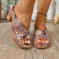 Plus-size High-heeled Slippers For Women
