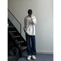 Elastic Waist Jeans American All-match