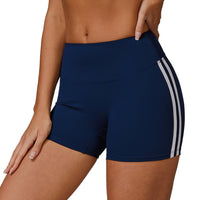 Nude Feel High Waist Yoga Shorts Peach Tight
