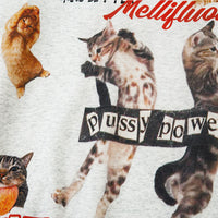 Kitten Animal Printed Crew Neck Sweatshirt