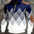 Mens Casual Long-Sleeve 3D Printed Sweatshirt