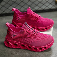 Large Size Autumn Fly Woven Mesh Casual Running Shoes