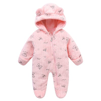 Fashion Newborn Clothes Baby Fleece-lined Jumpsuit