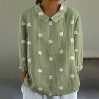 Women's Loose Casual Graffiti Printing Shirt