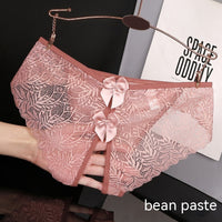 Women's Hollow Bow Cute Open Crotch Briefs