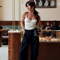 Fashionable And Sexy Polka-dot Camisole For Women