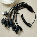Multi-Function Mobile Phone Charging Cable Ten In One