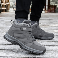Leather Surface Waterproof Middle-aged And Elderly Walking Shoes