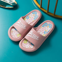 Two-color Ins Net Red Tide Drag Couple Outdoor Slippers