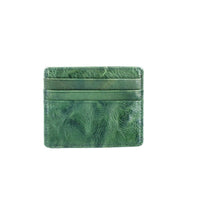 Retro Card Holder Large Capacity Oil-waxed Leather For Drivers License And ID