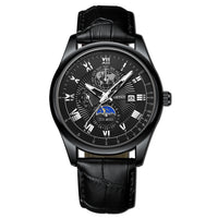 Men's Waterproof Luminous Wrist Belt Moon Quartz Watch