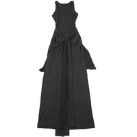 New Summer Stylish Solid Color Elegant Square Neck Low Cut Slim Fit Dress