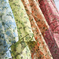 Classic Floral Silk Scarf Imitated Silk Scarves Fashion Casual Shawl Outdoor
