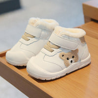 Baby Winter Cotton Shoes Two Cotton Cute Fleece Lined Cartoon