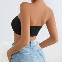 Underwear Tube Top Women's Big Chest Small Seamless Bras