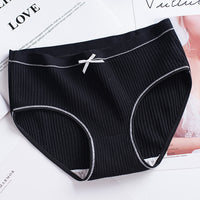 Lace Thread Women's Underwear Japanese Thread Cotton Plus Size Women's Briefs
