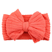 Handmade Baby Headbands Soft Stretchy Nylon Hair Bands With Bows For Newborn Infant Baby Toddler Girls