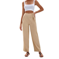 SpringSummer Drapey Straight-Leg Pants Female