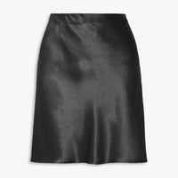 New European And American-style Elastic High-waist Solid-color Skirt For Women