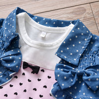 Girls Infant Cute Vest And Sleeveless Dress