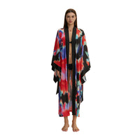 Satin Pajamas With Wide Sleeves For Women