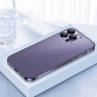 Transparent Phone Case Lens Cover Steel Frame