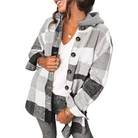 Women's Winter Pure Cotton Plaid Jacket
