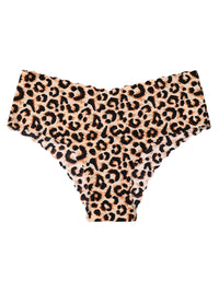 European And American Seamless Ice Silk Briefs Sexy Breathable With Print