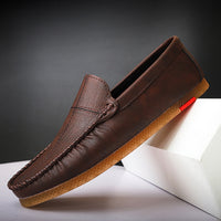Spring New Men's Casual Lazy Small Leather Shoes