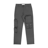 Original Gray Multi-pocket Straight Casual Overalls