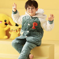Children's Pajamas With Cotton Flannel In Winter