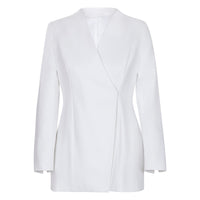 White Lapel Blazers