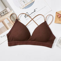 Gathered Tube Top Thin Girl Triangle Underwear