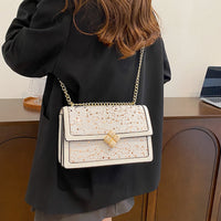 Net Red Bag Chain Crossbody Small Square Bag Double Compartment